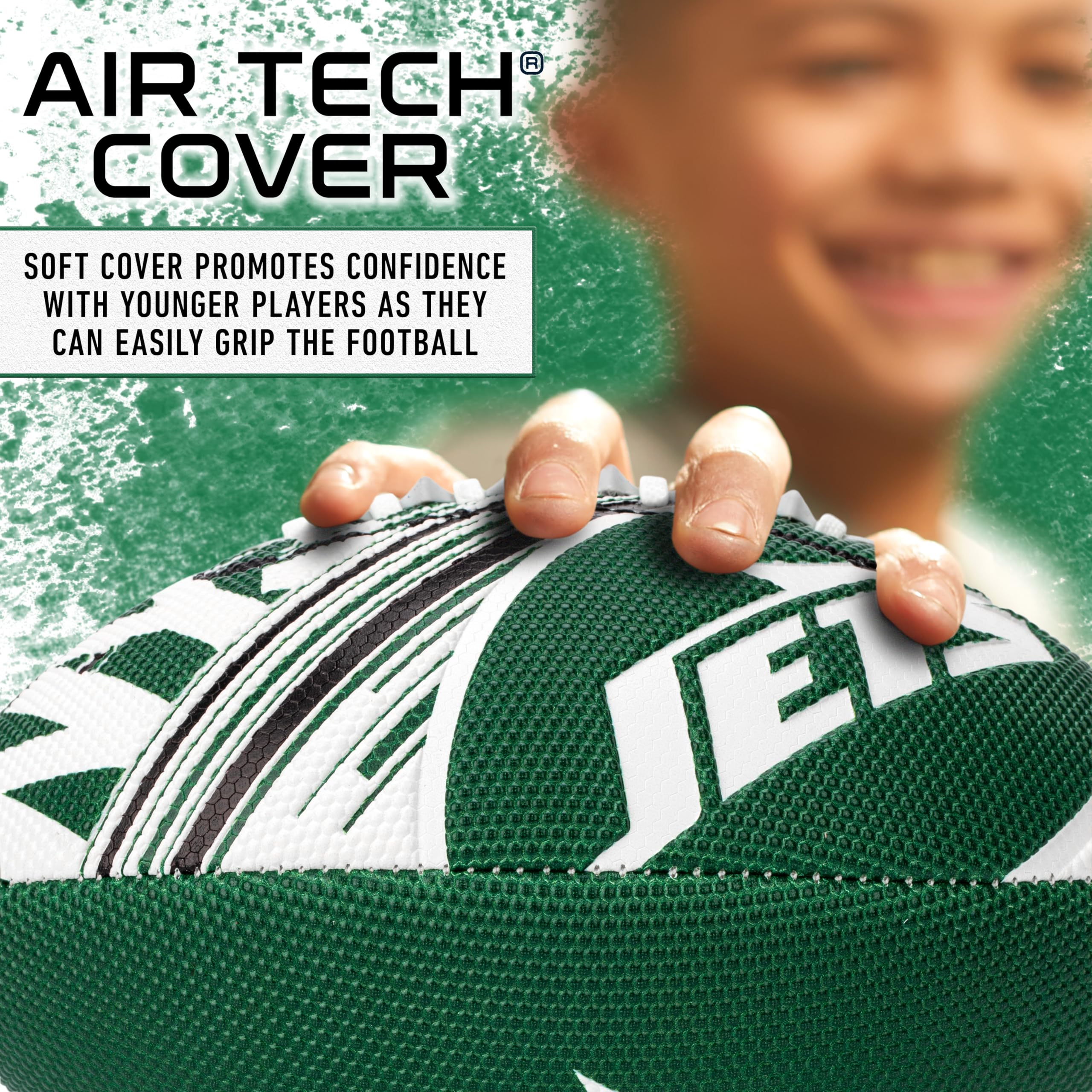 Foto 5 pulgar | Fútbol Americano Franklin Sports Nfl New York Jets Juvenil 8.5 - Venta Internacional.
