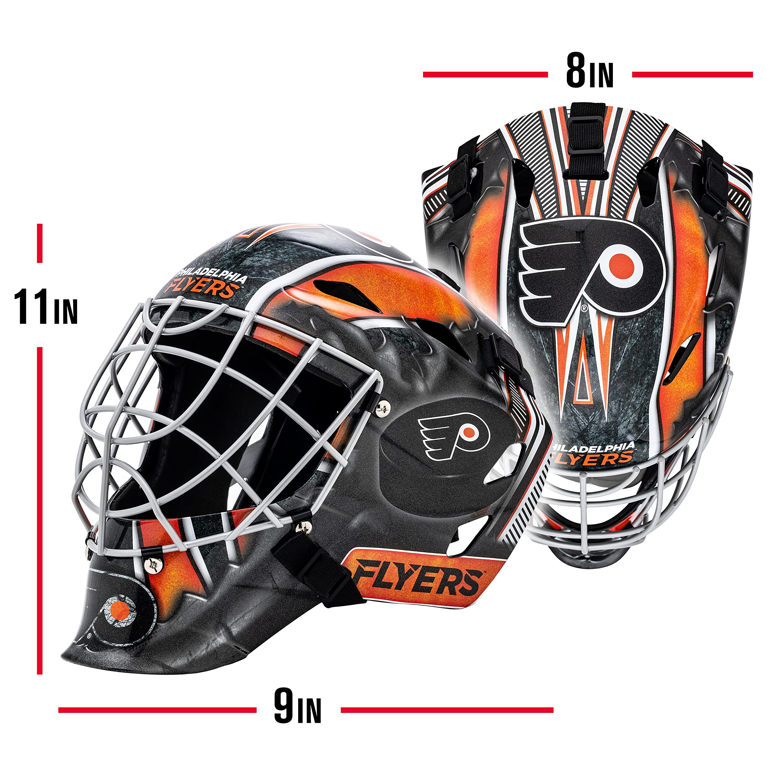 Foto 3 pulgar | Mascarilla Facial Para Portero De Hockey Franklin Sports Nhl Philadelphia Flyers - Venta Internacional.