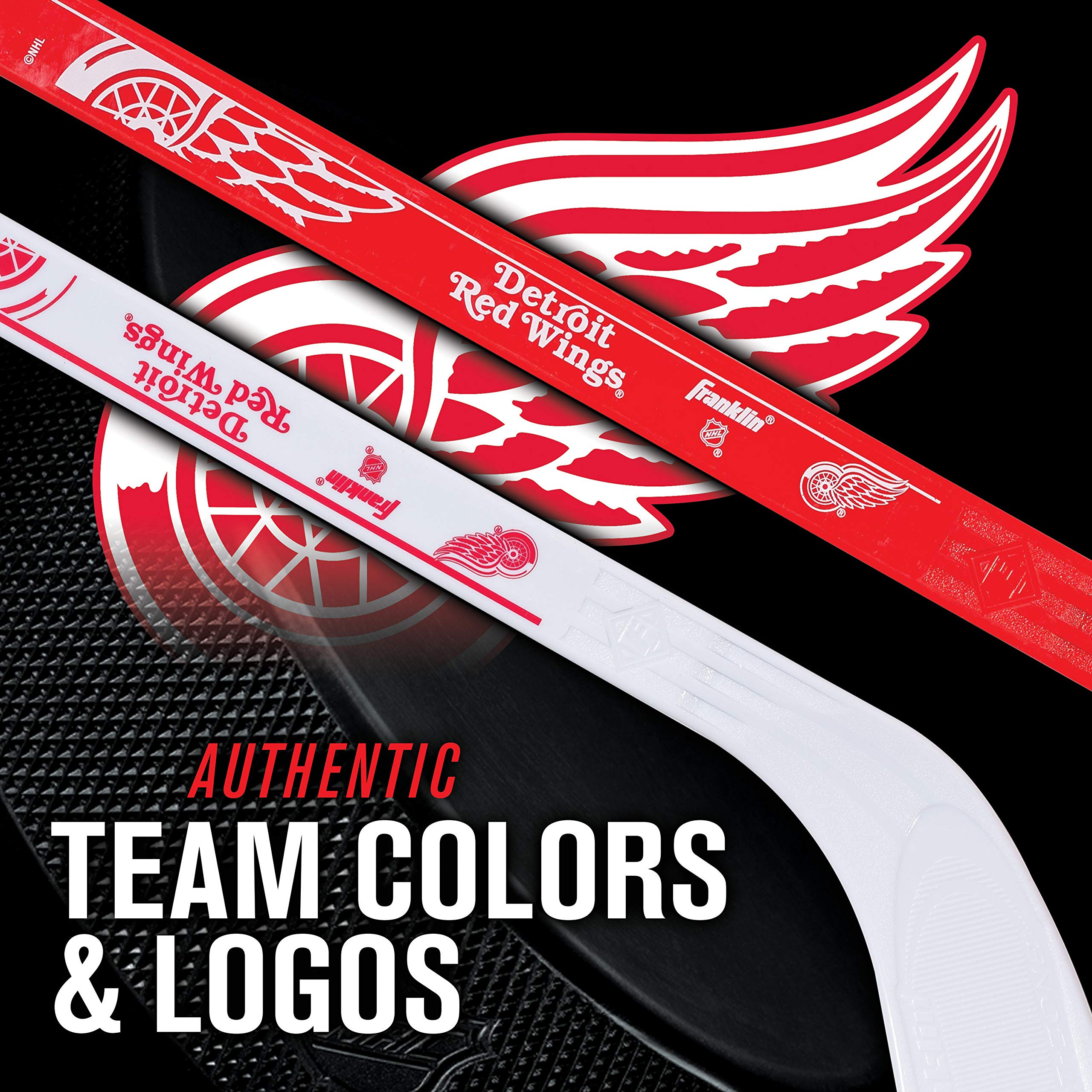 Foto 4 pulgar | Set De Minibastones De Hockey Franklin Sports Detroit Red Wings Nhl - Venta Internacional.