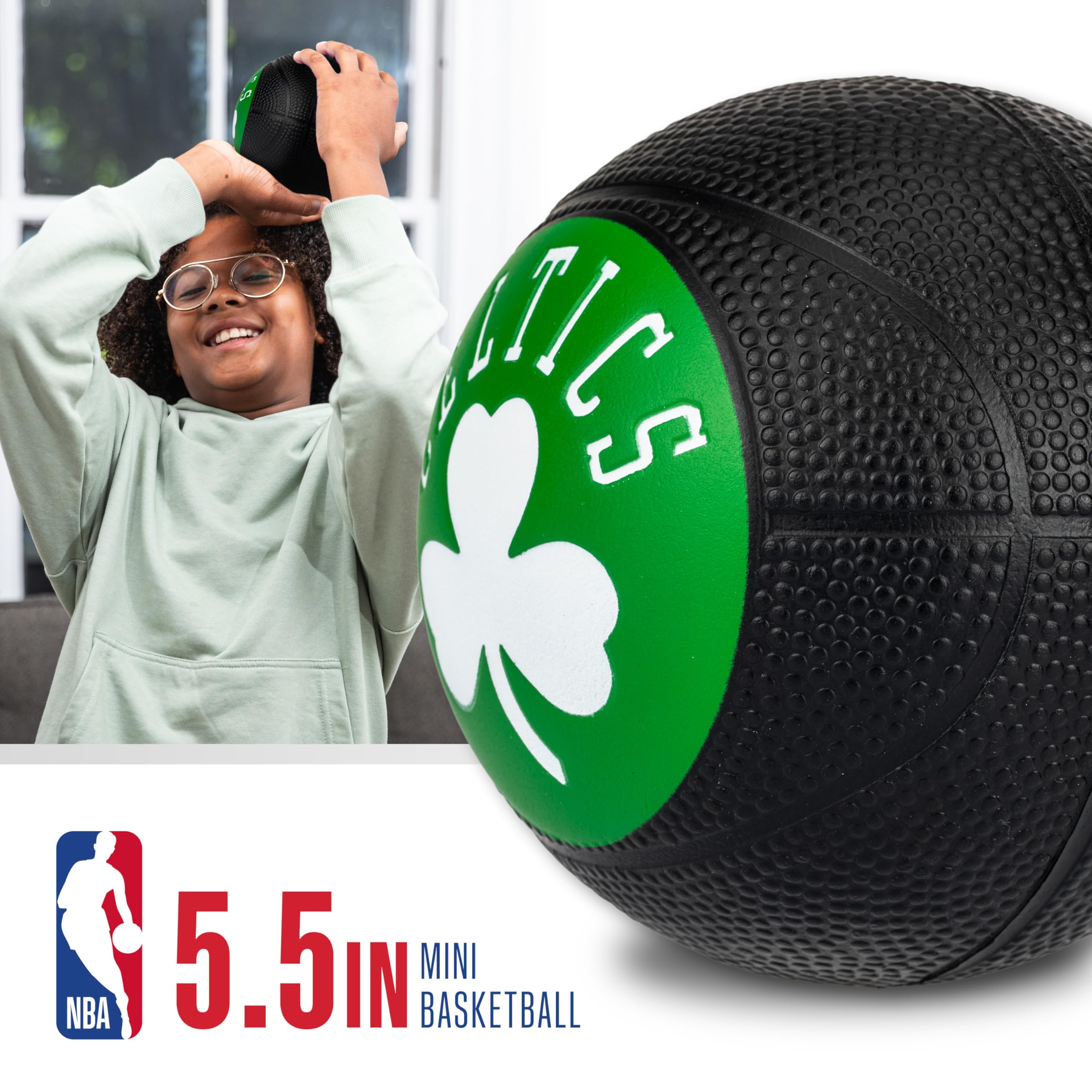 Foto 2 | Minibásquetbol De Espuma Franklin Sports Nba Boston Celtics Kids - Venta Internacional.