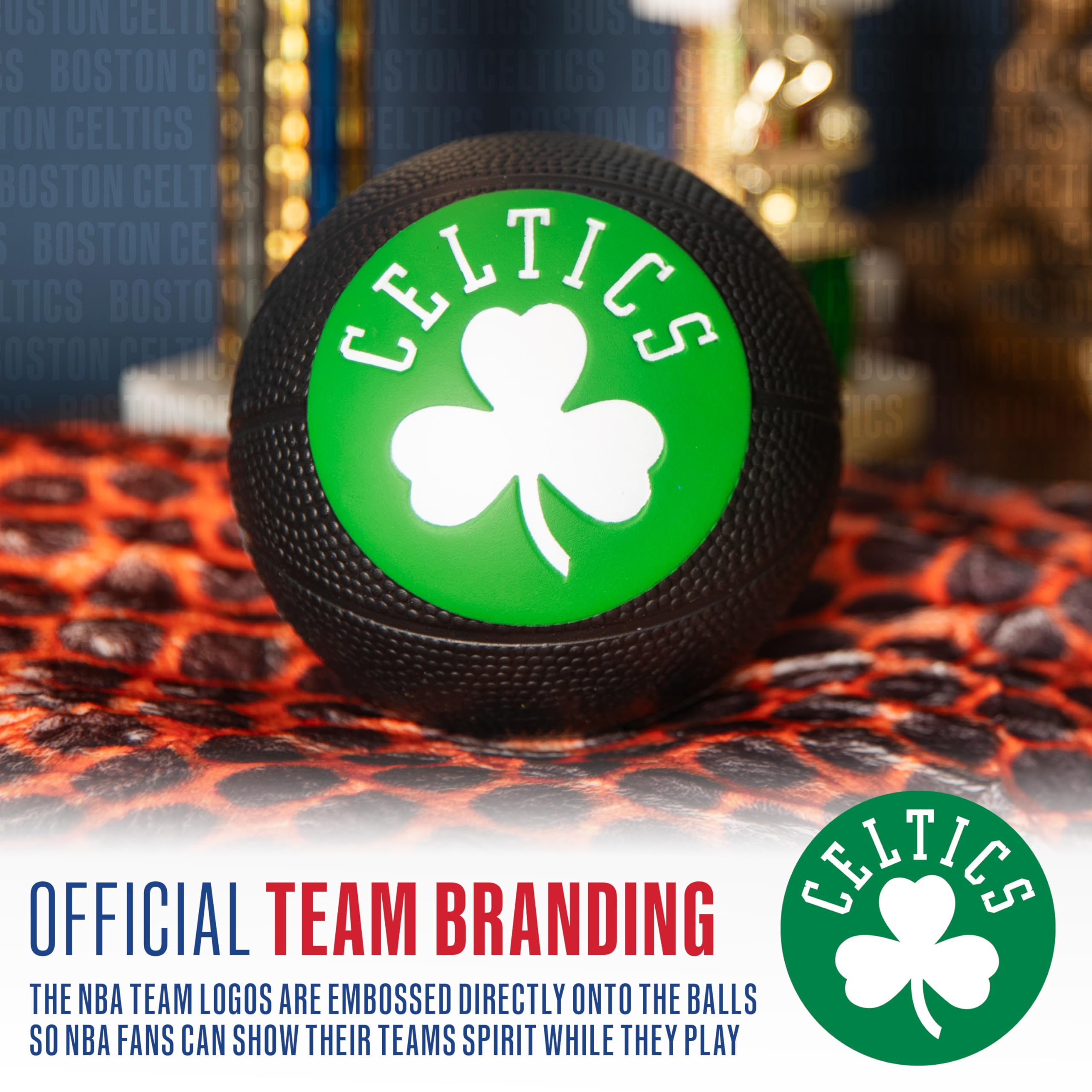 Foto 4 | Minibásquetbol De Espuma Franklin Sports Nba Boston Celtics Kids - Venta Internacional.