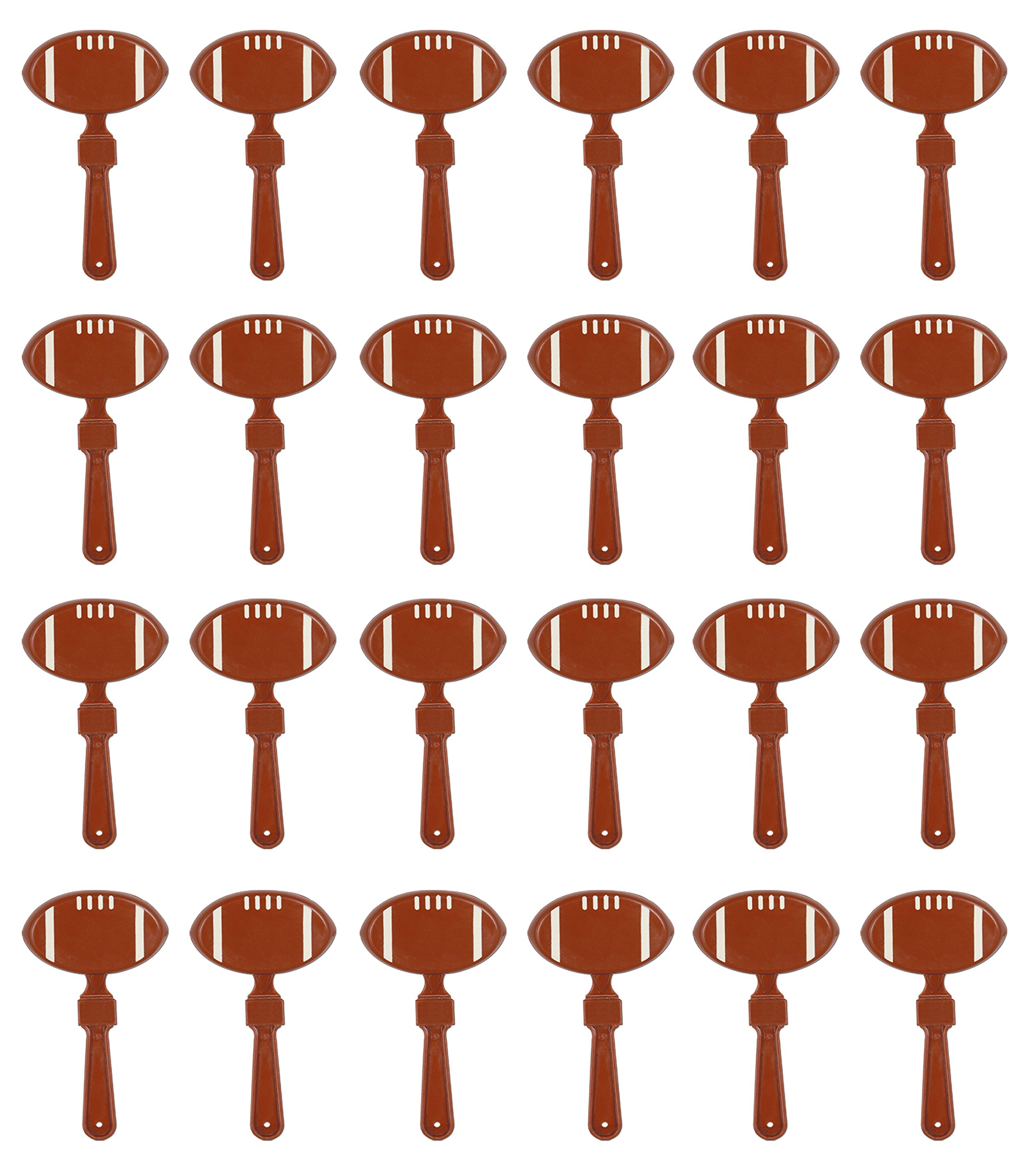 Foto 1 | Baquetones De Fútbol Party Favors Beistle, Paquete De 24 Unidades, 7 Cm, Marrón/blanco - Venta Internacional.