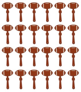 Foto 1 | Baquetones De Fútbol Party Favors Beistle, Paquete De 24 Unidades, 7 Cm, Marrón/blanco - Venta Internacional.