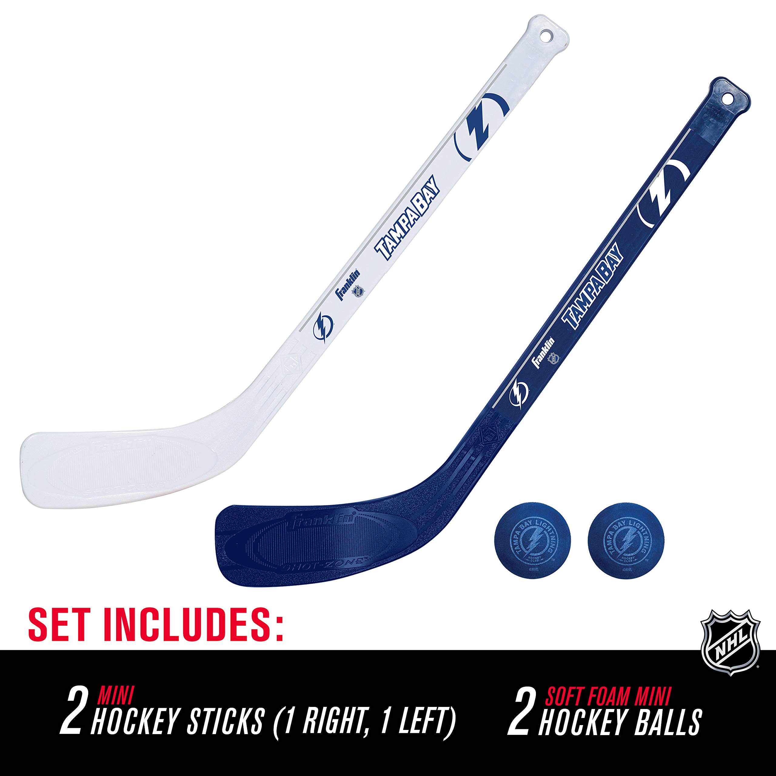 Foto 2 | Set De Minibastones De Hockey Franklin Sports Tampa Bay Lightning Nhl - Venta Internacional.