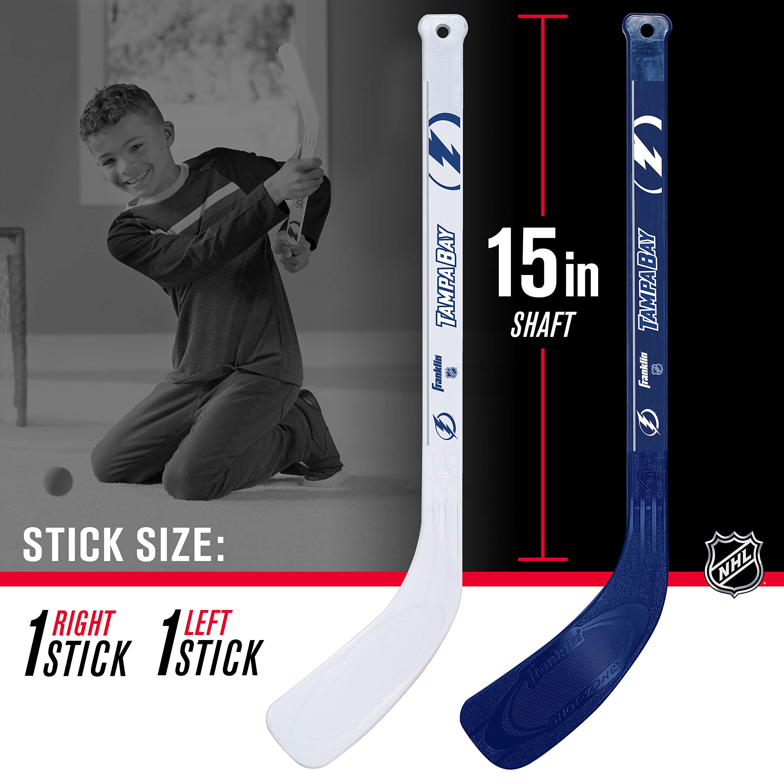 Foto 5 pulgar | Set De Minibastones De Hockey Franklin Sports Tampa Bay Lightning Nhl - Venta Internacional.