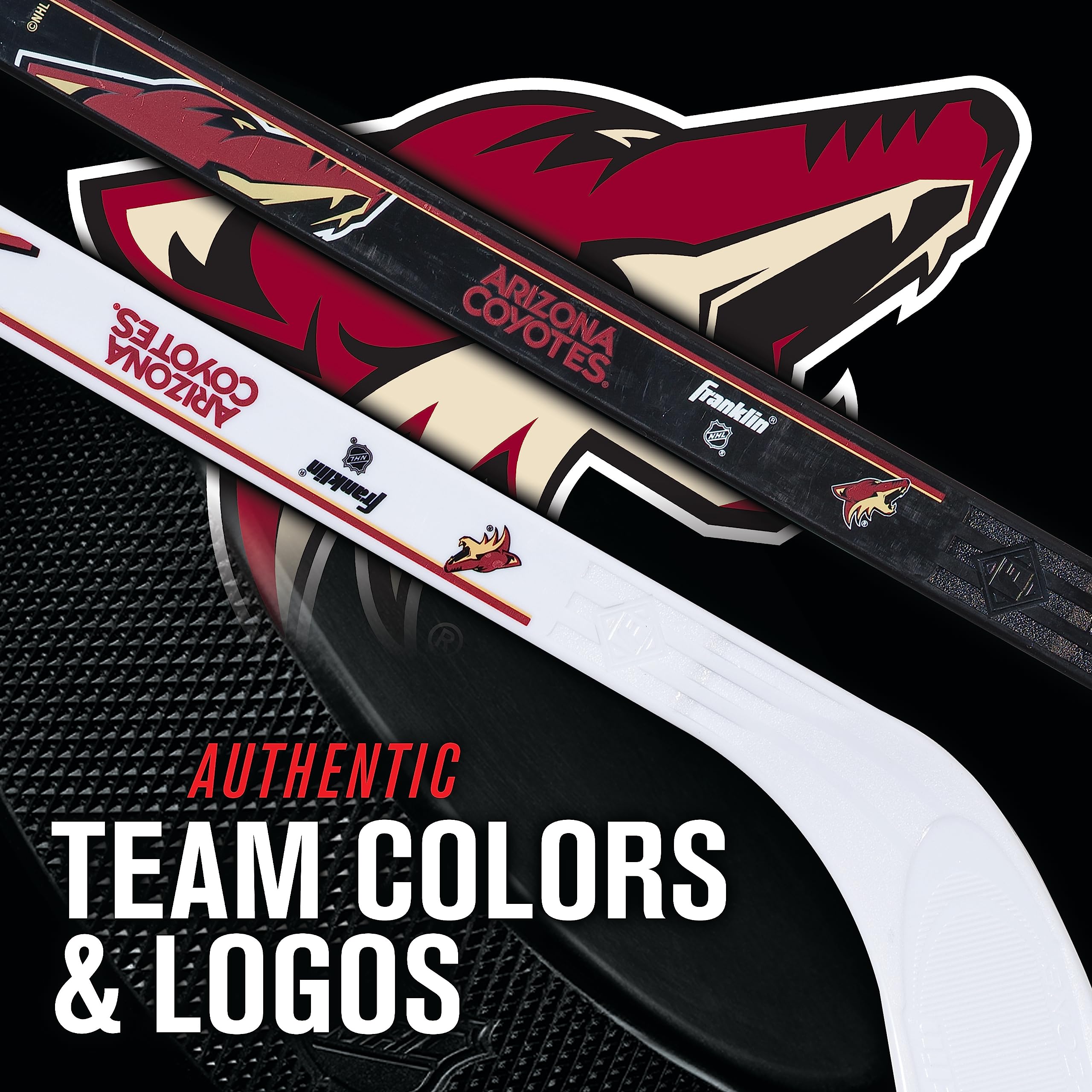 Foto 5 pulgar | Set De Minibastones De Hockey Franklin Sports Arizona Coyotes Nhl - Venta Internacional.