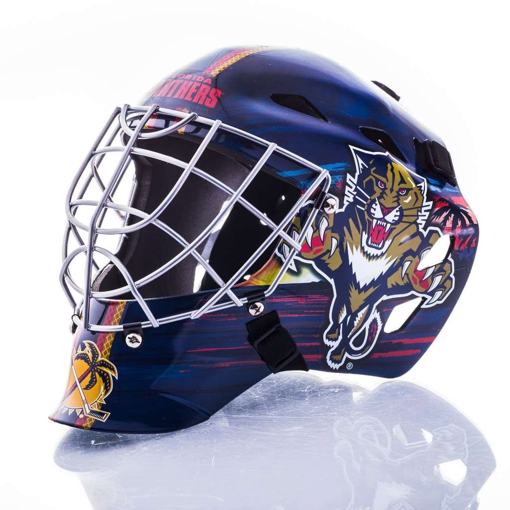 Foto 2 pulgar | Mascarilla Facial De Portero Franklin Sports Florida Panthers Nhl - Venta Internacional.