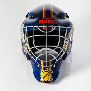 Foto 4 | Mascarilla Facial De Portero Franklin Sports Florida Panthers Nhl - Venta Internacional.