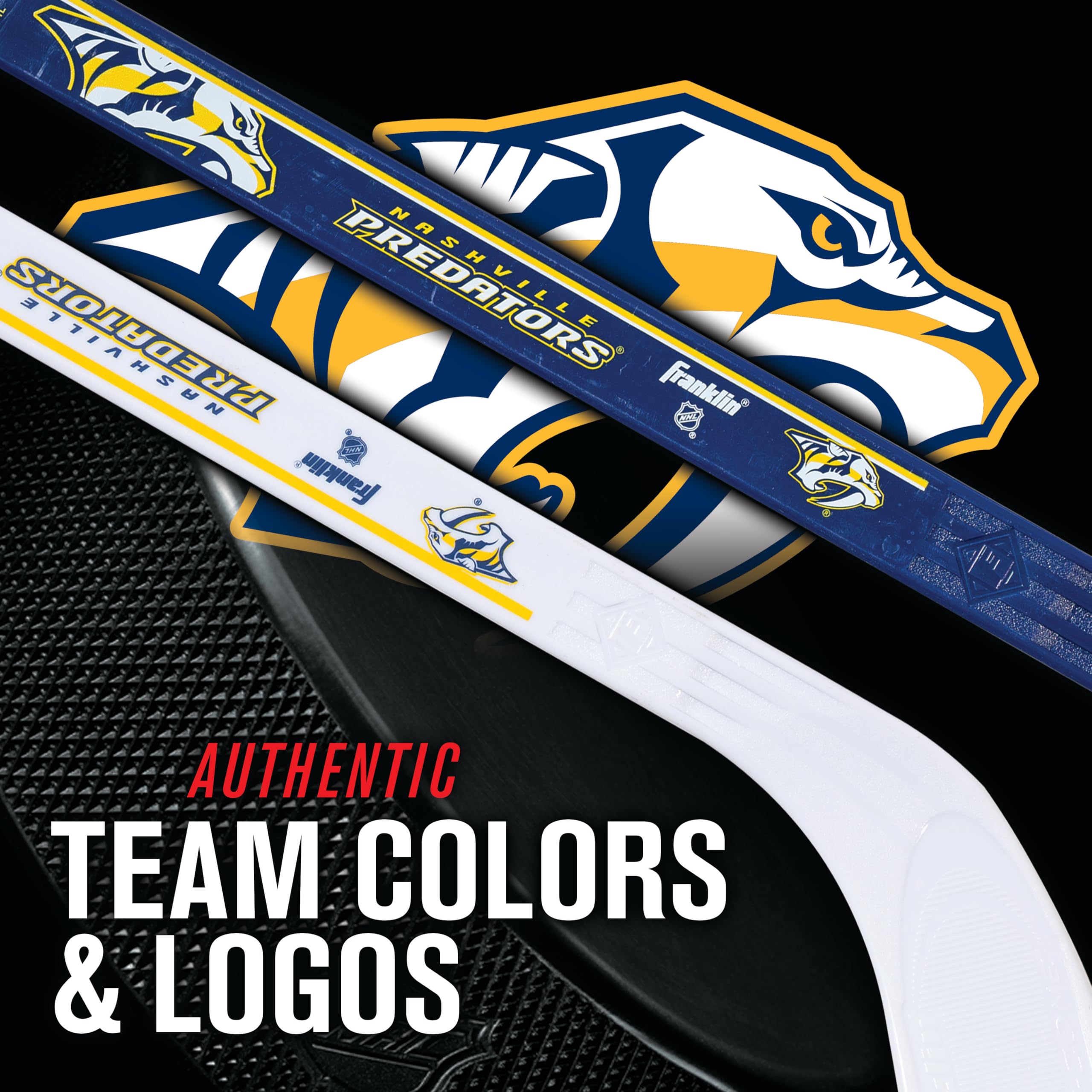 Foto 5 pulgar | Set De Minibastones De Hockey Franklin Sports Nashville Predators Nhl - Venta Internacional.