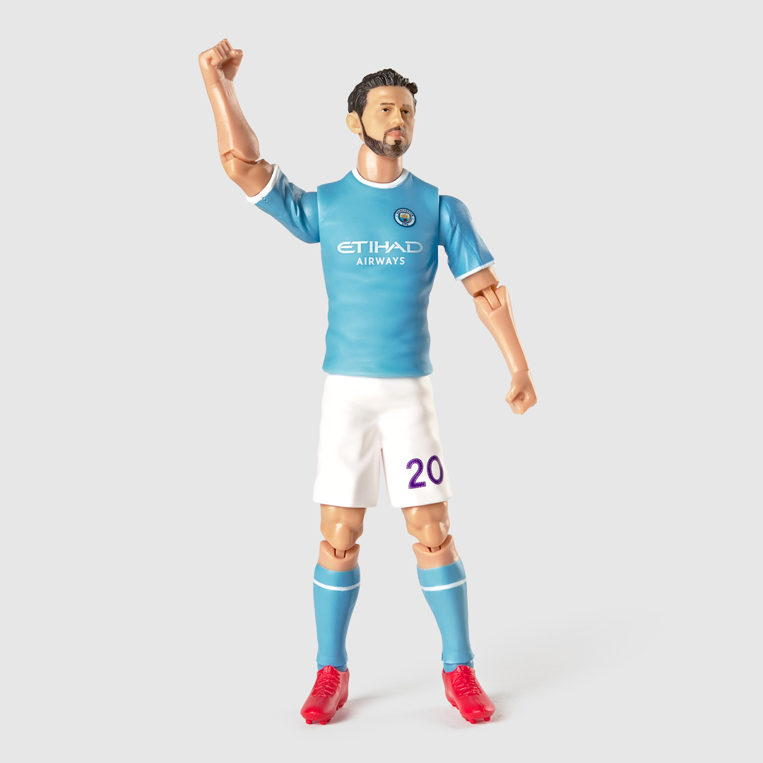 Foto 6 pulgar | Bernardo Silva (manchester City)figura Articulada Soccer  Socker 20cms-83361