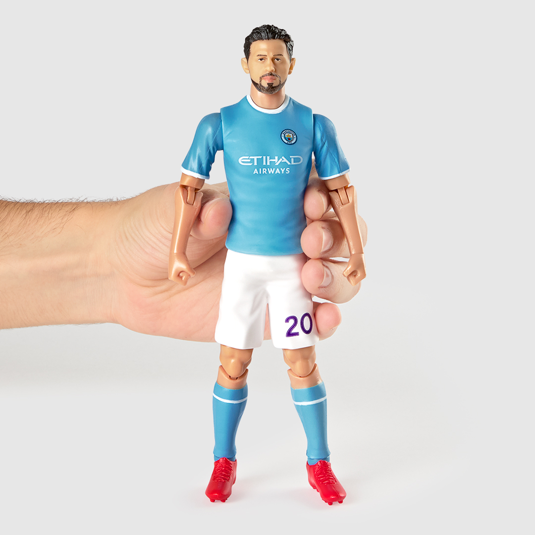 Foto 8 pulgar | Bernardo Silva (manchester City)figura Articulada Soccer  Socker 20cms-83361
