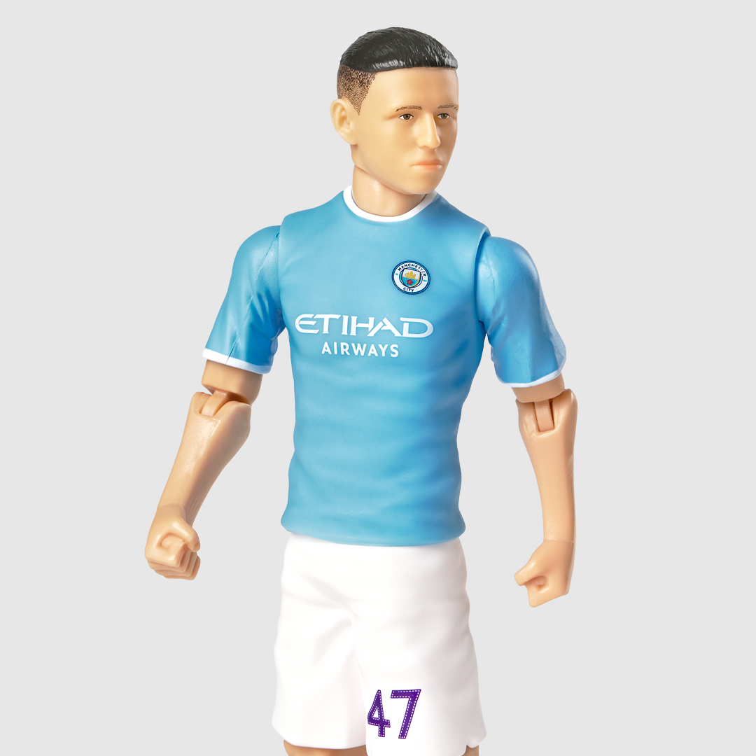 Foto 5 pulgar | Foden (manchester City) Figura Articulada Soccer Socker 20cms-83330