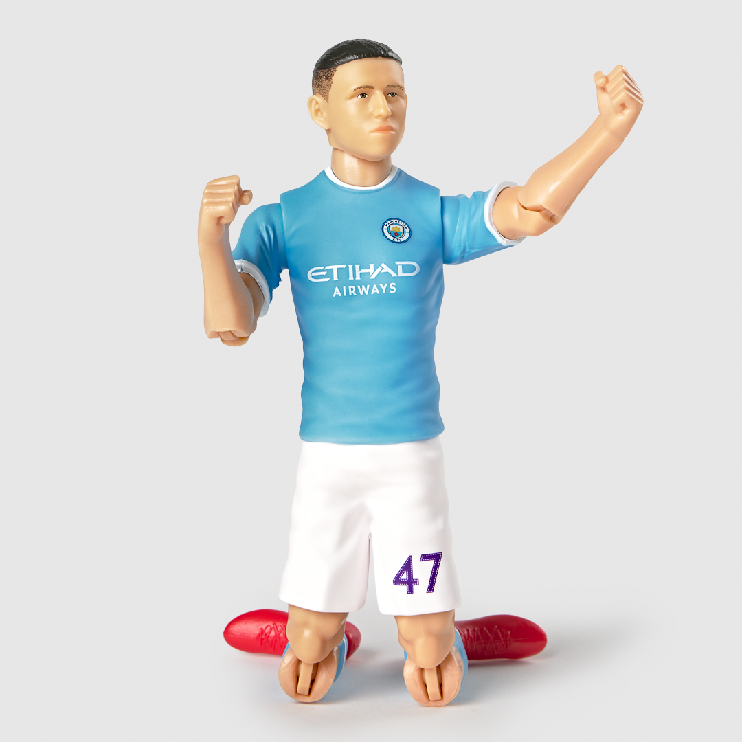 Foto 6 pulgar | Foden (manchester City) Figura Articulada Soccer Socker 20cms-83330