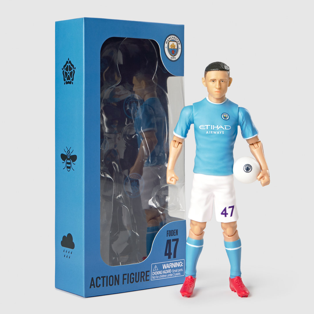 Foto 7 pulgar | Foden (manchester City) Figura Articulada Soccer Socker 20cms-83330