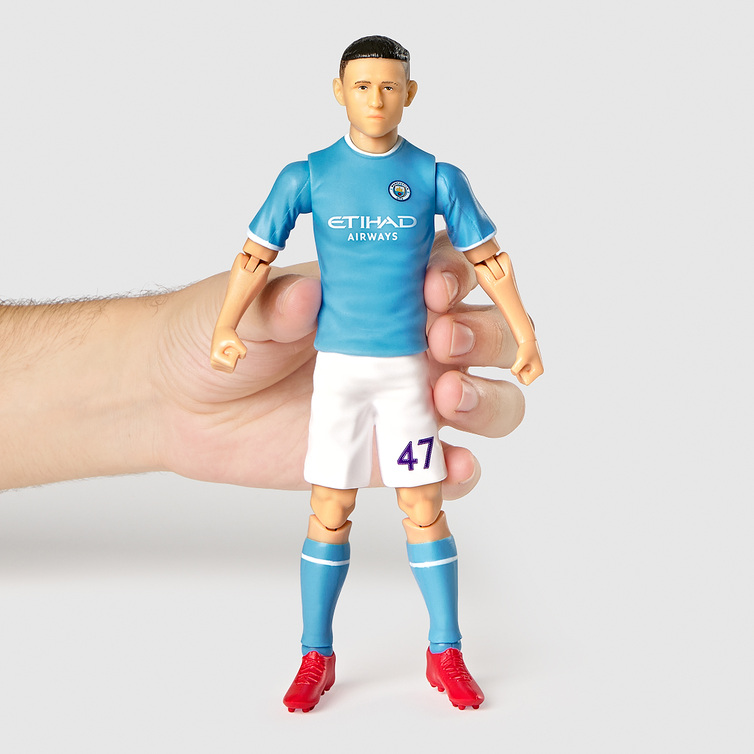 Foto 8 pulgar | Foden (manchester City) Figura Articulada Soccer Socker 20cms-83330