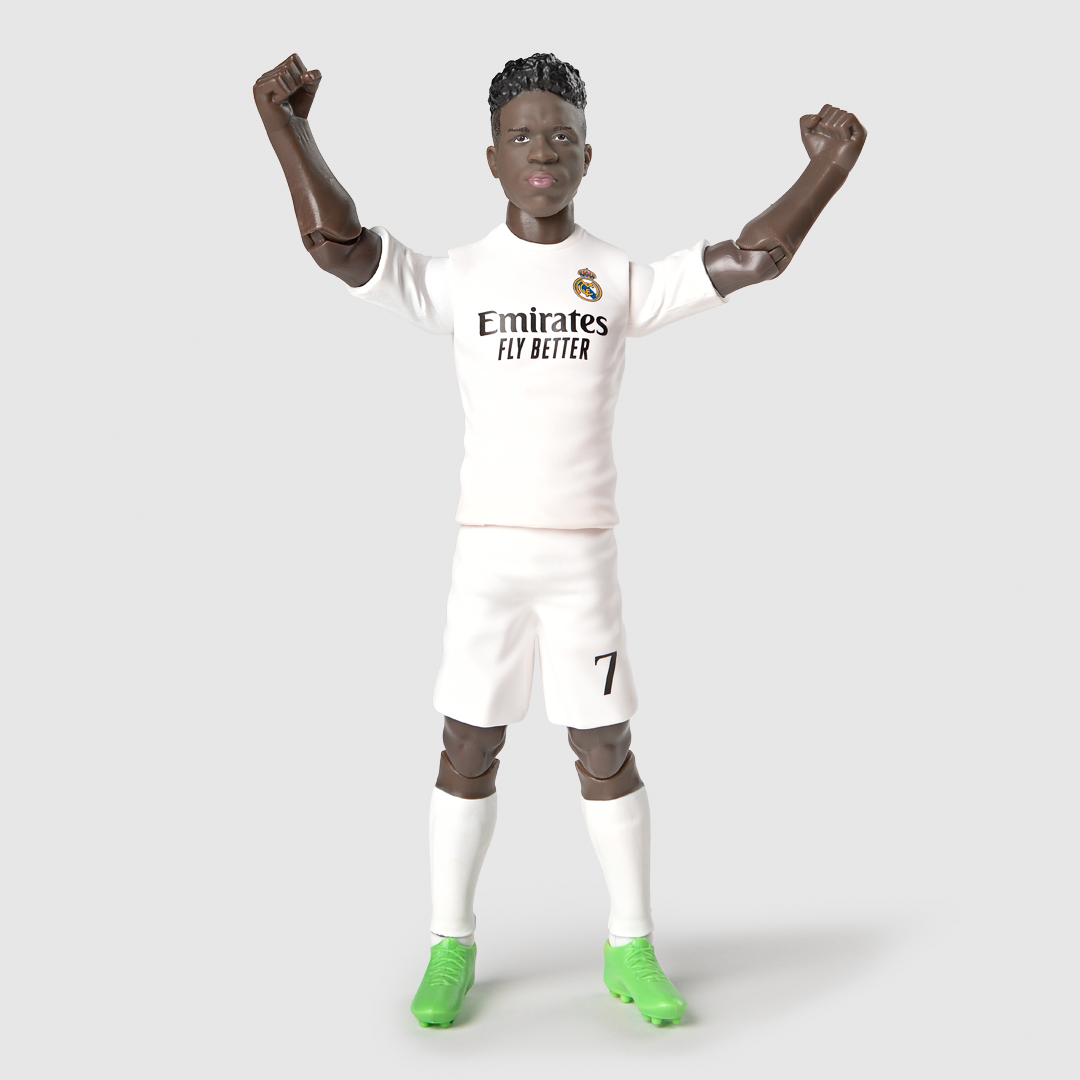 Foto 6 pulgar | Vinícius (real Madrid) Figura Articulada Soccer Socker 20cms-83606