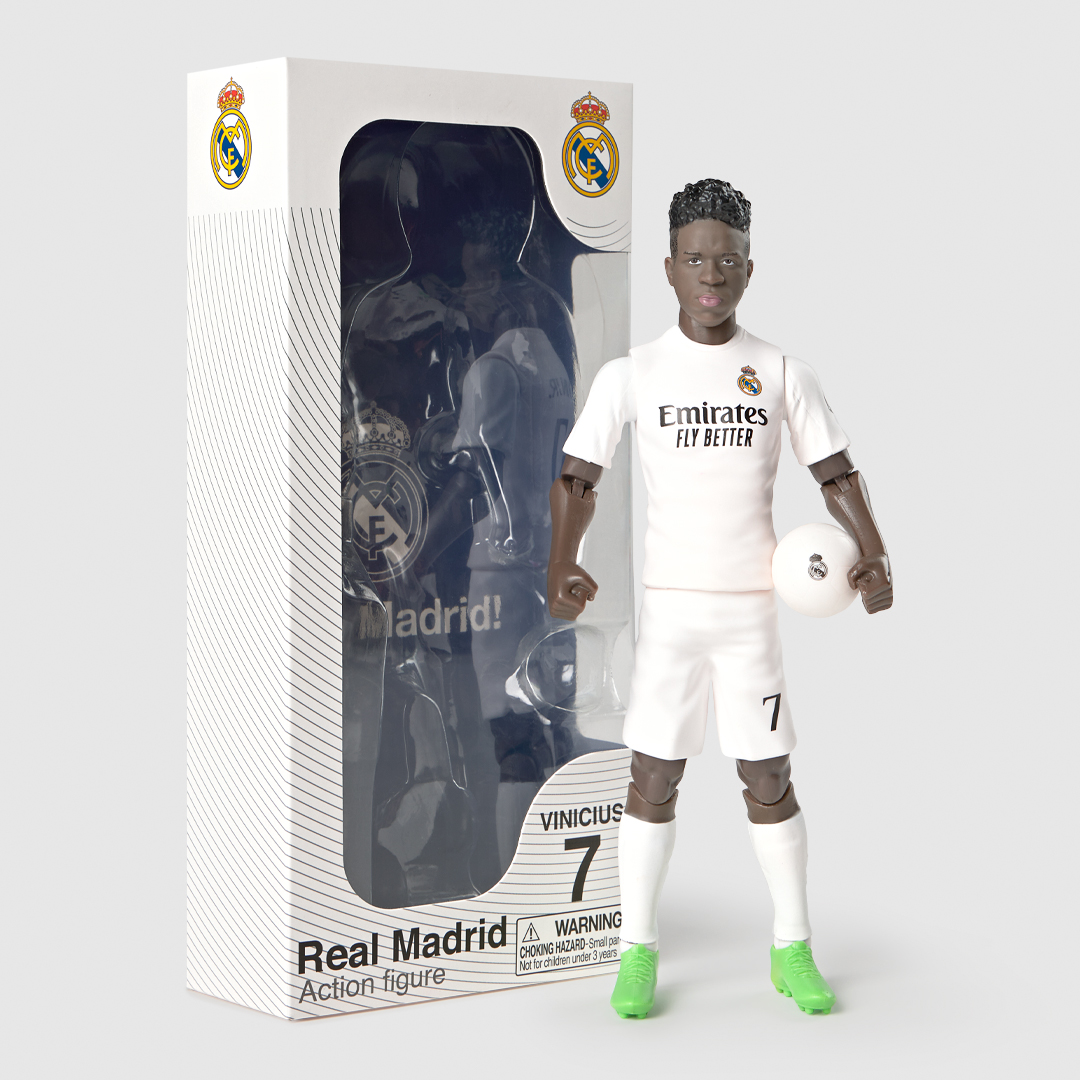 Foto 7 pulgar | Vinícius (real Madrid) Figura Articulada Soccer Socker 20cms-83606