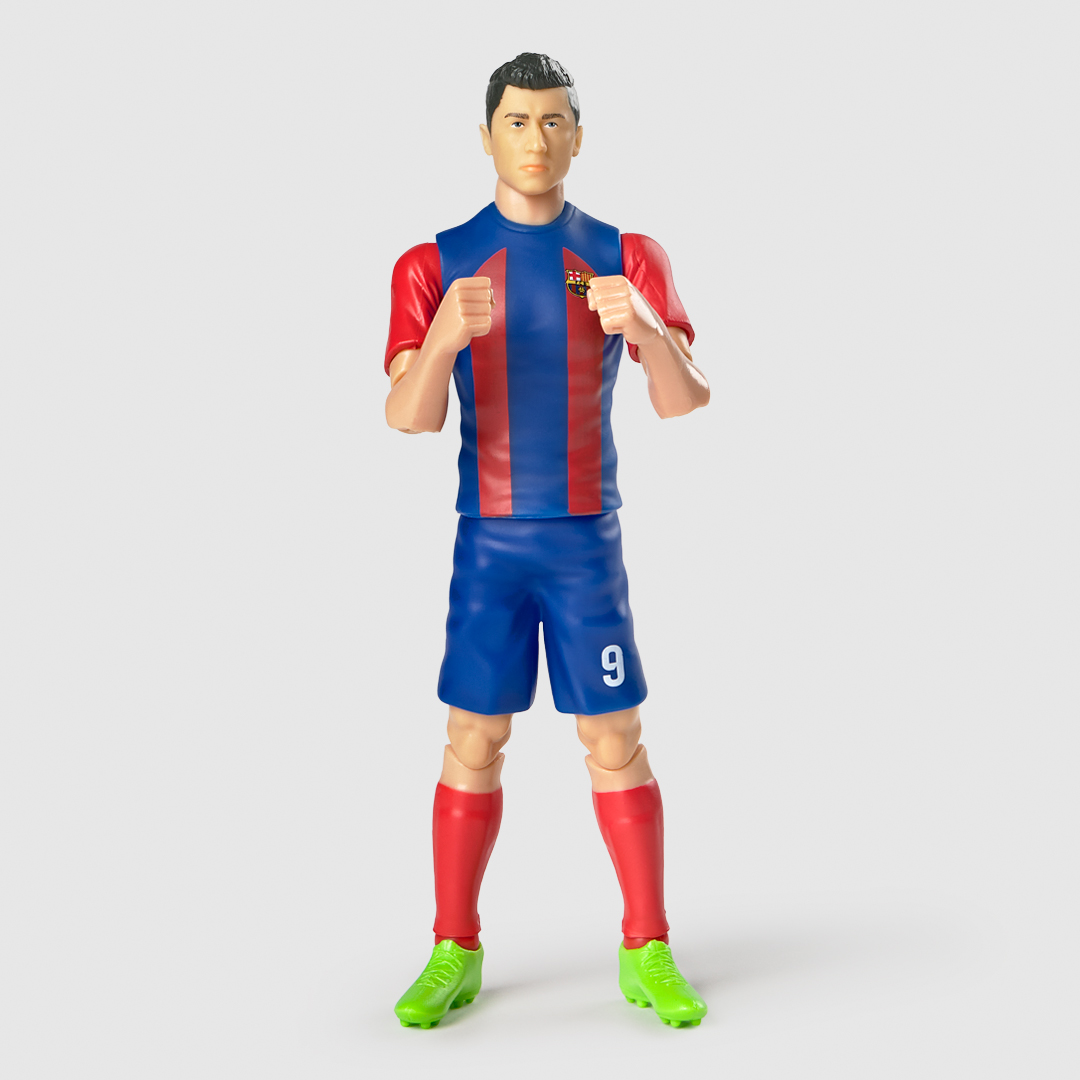 Foto 6 pulgar | Lewandowski (barcelona) Figura Articulada Soccer Socker 20cms-83569