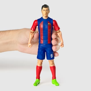 Foto 7 | Lewandowski (barcelona) Figura Articulada Soccer Socker 20cms-83569