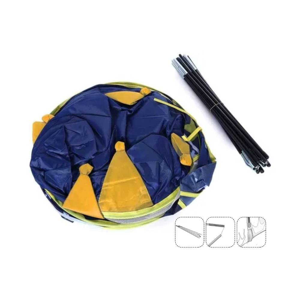 Foto 3 | Castillo Mágico/ Carpa para Niños Portátil Plegable color Azul