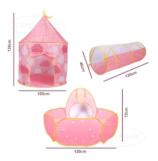 Foto 2 | Castillos para Niñas Casita de Campaña con Accesorios Malubero color Rosa