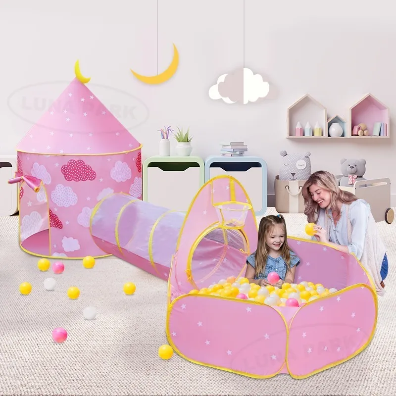 Foto 4 pulgar | Castillos para Niñas Casita de Campaña con Accesorios Malubero color Rosa