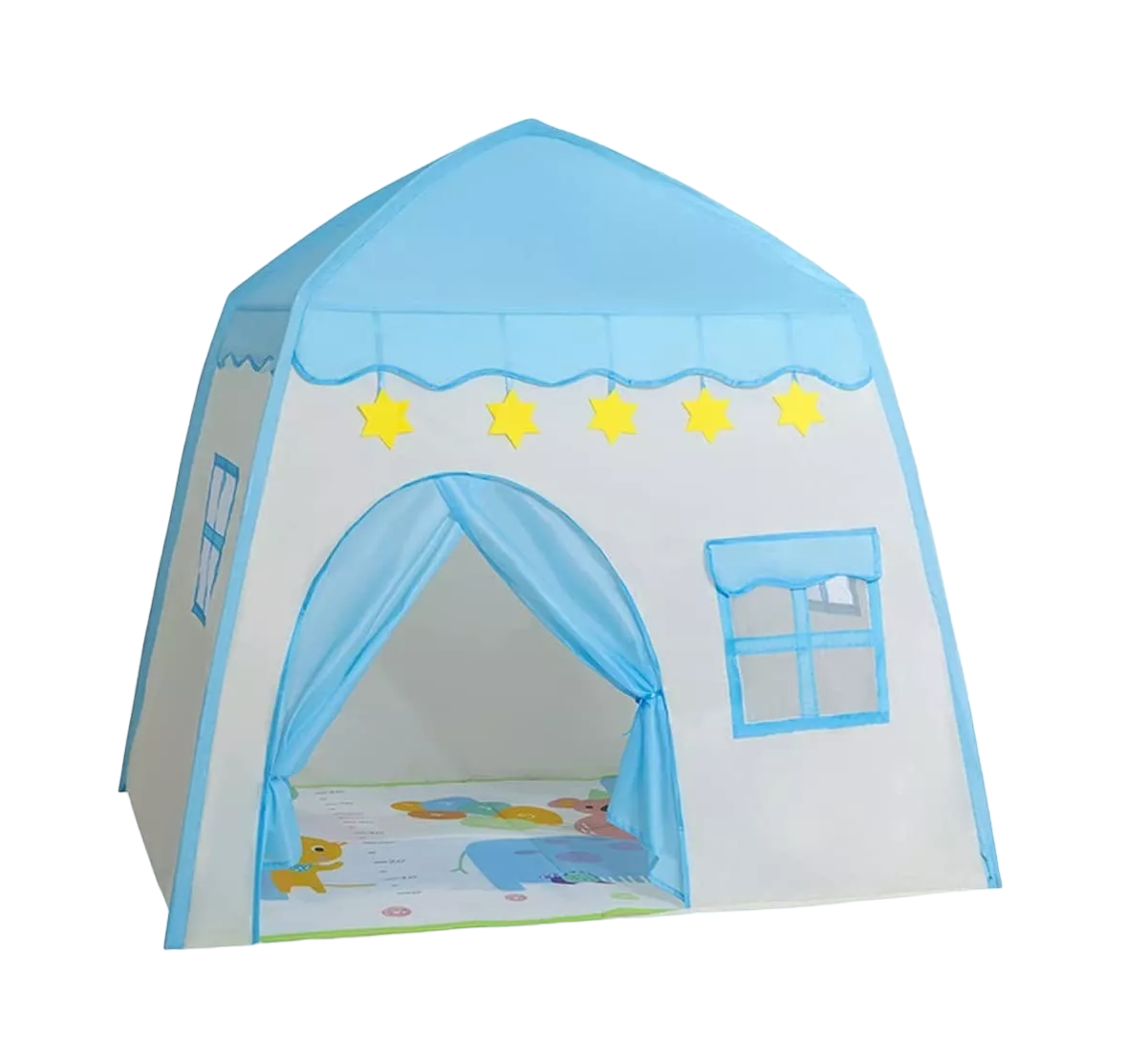 Foto 2 pulgar | Carpa Casita Castillo Plegable Regalo Perfecto Azul para Niños