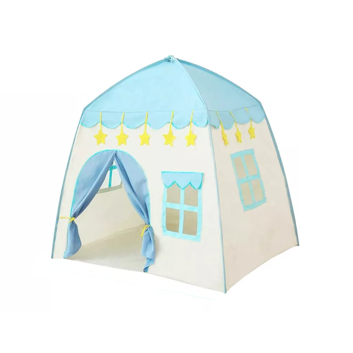 Foto 2 pulgar | Casa de Campaña Diseño de Princesas Azul con Blanco