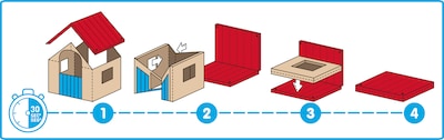 Foto 2 | Casa de Juego para Niños Keter Beige