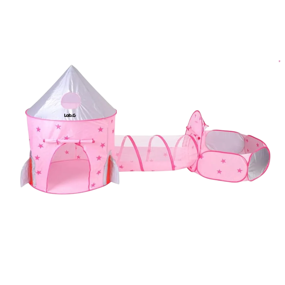 Foto 2 pulgar | Casita Para Niños Lab.g  Juegos Tienda Alberca De Pelotas 3 En 1 Rosa Estrellas