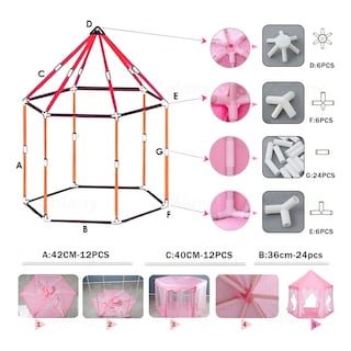 Foto 4 | Casa de Juguete Lab.G Rosa