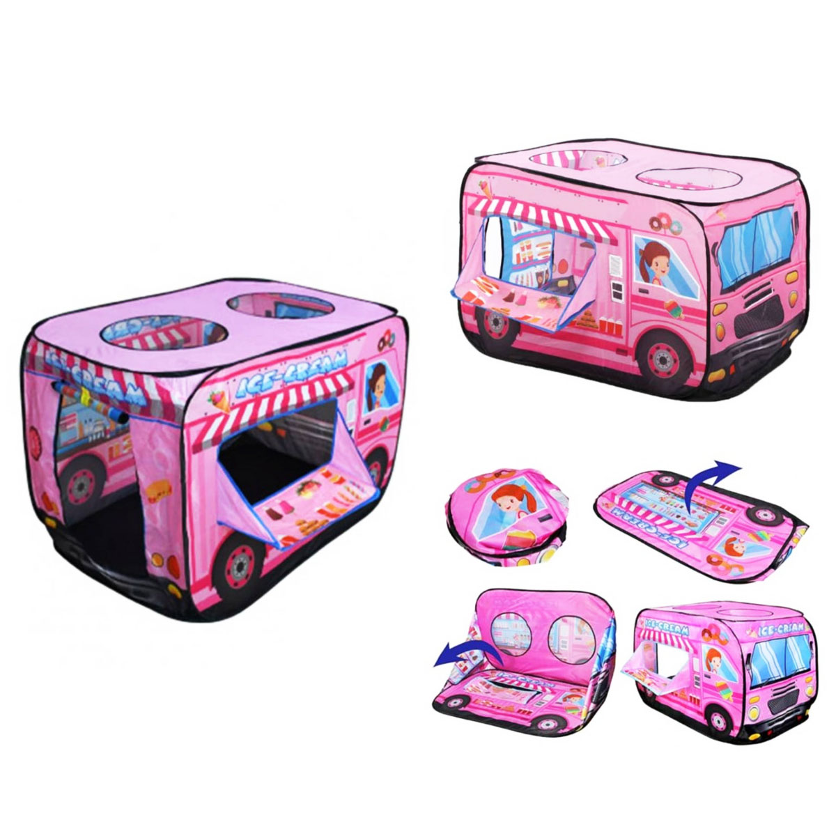 Foto 4 | Carpa de Campaña Cady Car Rosa