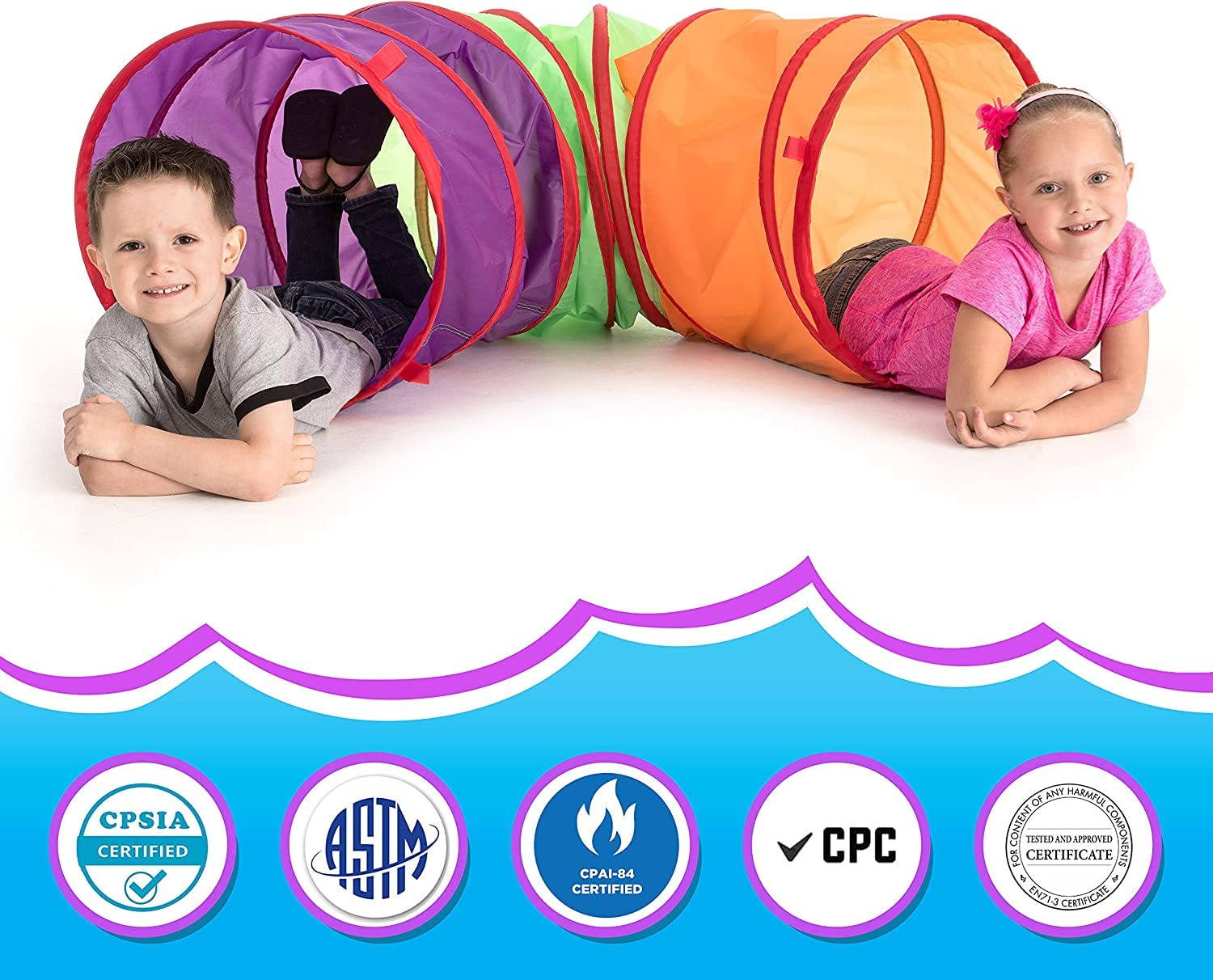Foto 3 pulgar | Carpa Play Tunnel Sunny Days Entertainment Para Niños De 6 Pies De Largo - Venta Internacional.