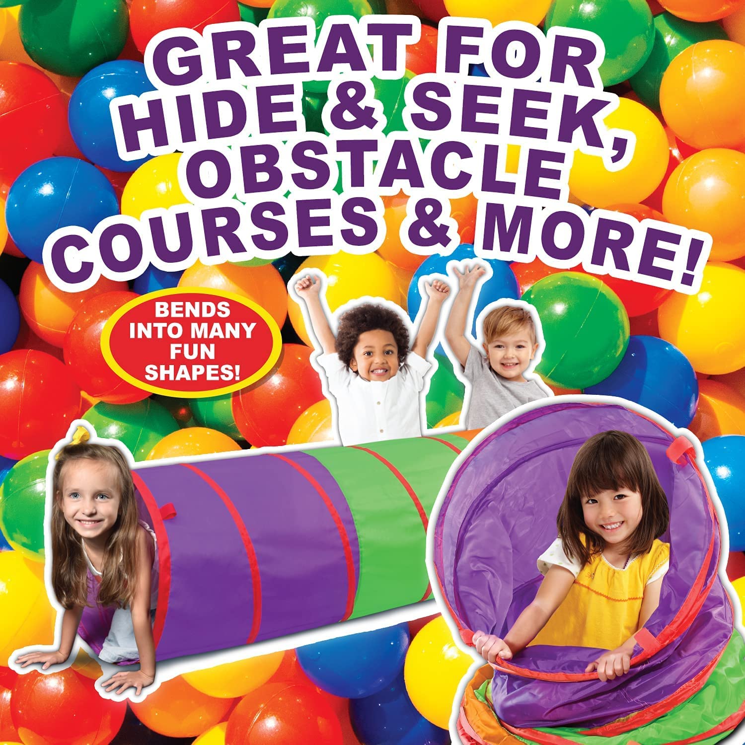 Foto 4 pulgar | Carpa Play Tunnel Sunny Days Entertainment Para Niños De 6 Pies De Largo - Venta Internacional.