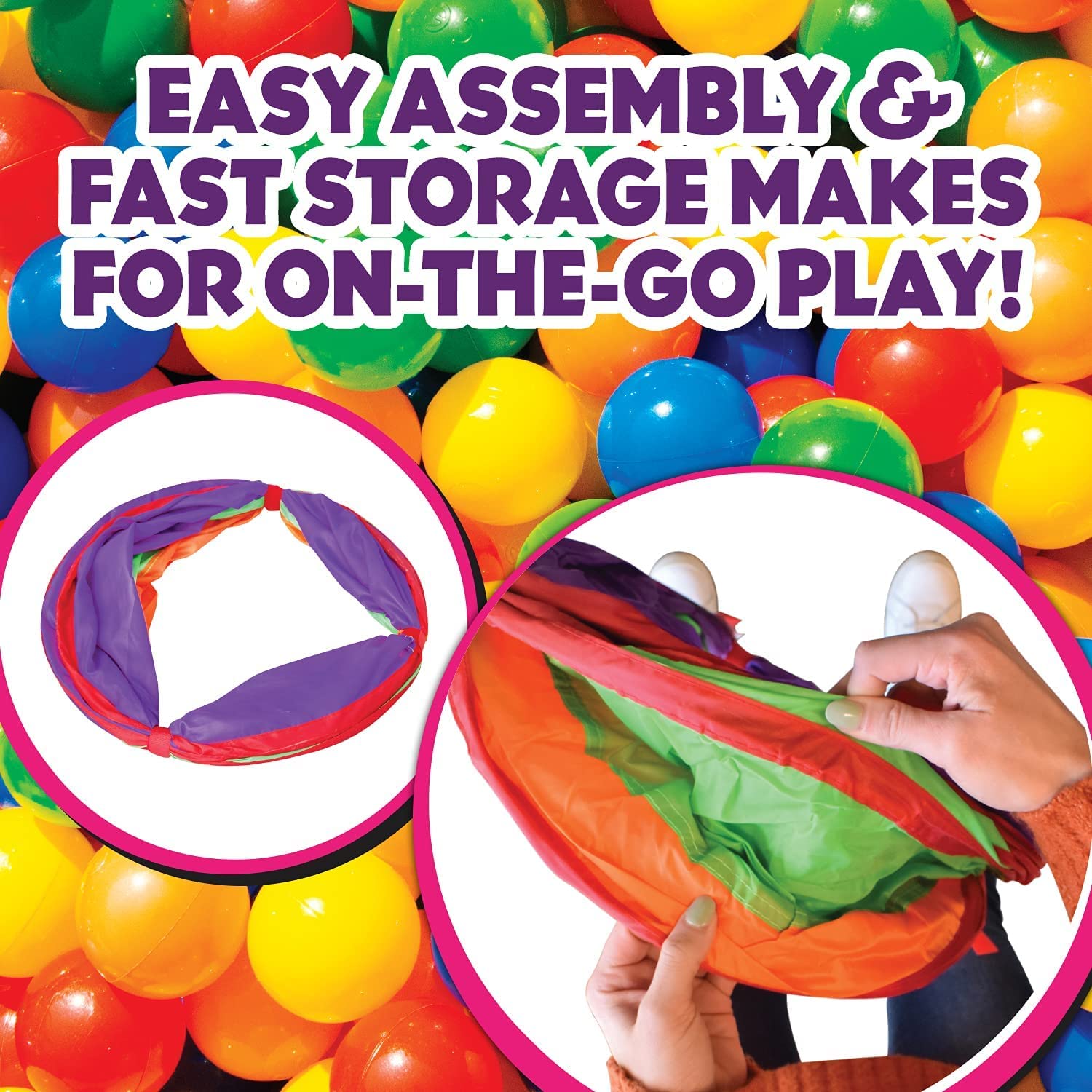 Foto 6 | Carpa Play Tunnel Sunny Days Entertainment Para Niños De 6 Pies De Largo - Venta Internacional.