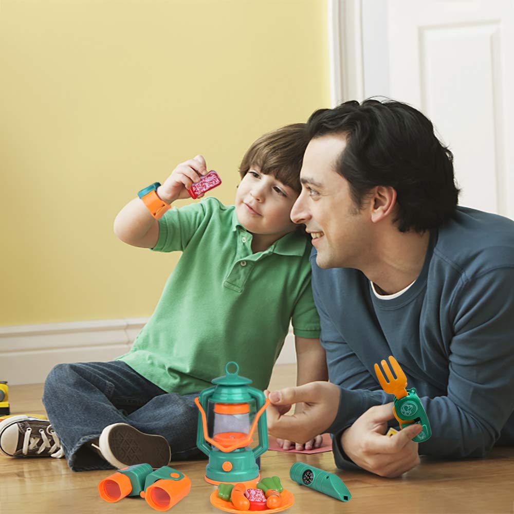 Foto 7 | Tienda De Campaña Fun Little Toys Desplegable Con Equipo De Campamento Para Niños - Venta Internacional.