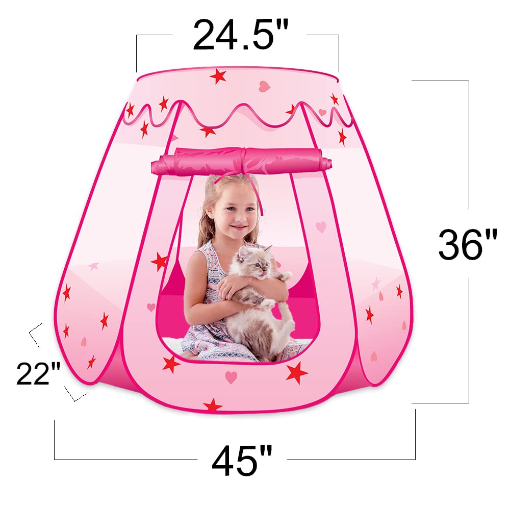 Foto 4 pulgar | Tienda De Campaña Plegable Princess Artcreativity Para Niños Con Bolsa De Transporte De 3 A 4 Años - Venta Internaci