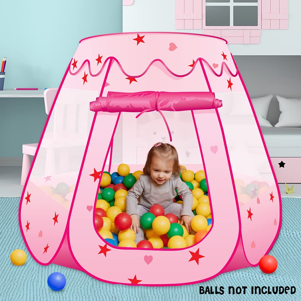 Foto 5 | Tienda De Campaña Plegable Princess Artcreativity Para Niños Con Bolsa De Transporte De 3 A 4 Años - Venta Internaci