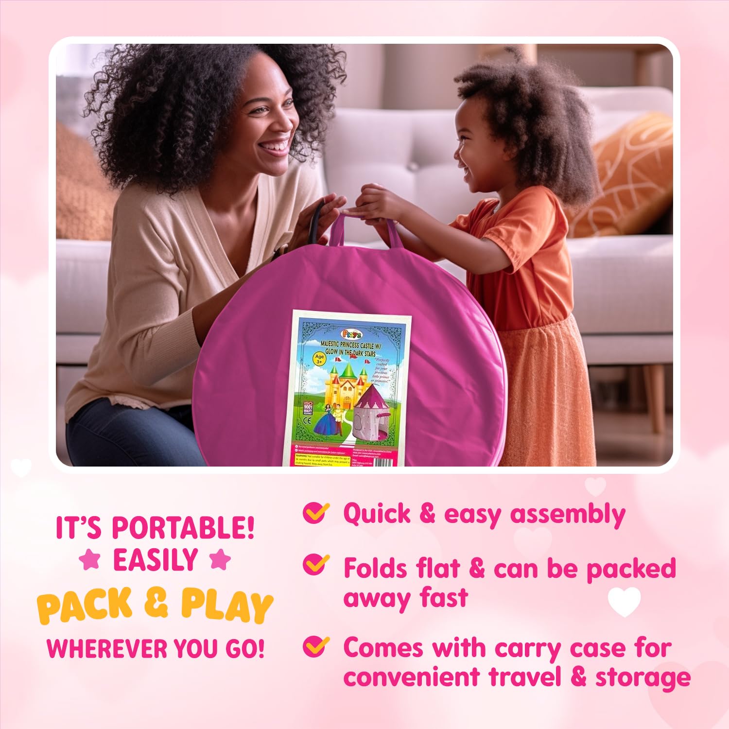 Foto 6 pulgar | Pack De Disfraces Play Tent Playz Princess Castle Con Disfraz - Venta Internacional.