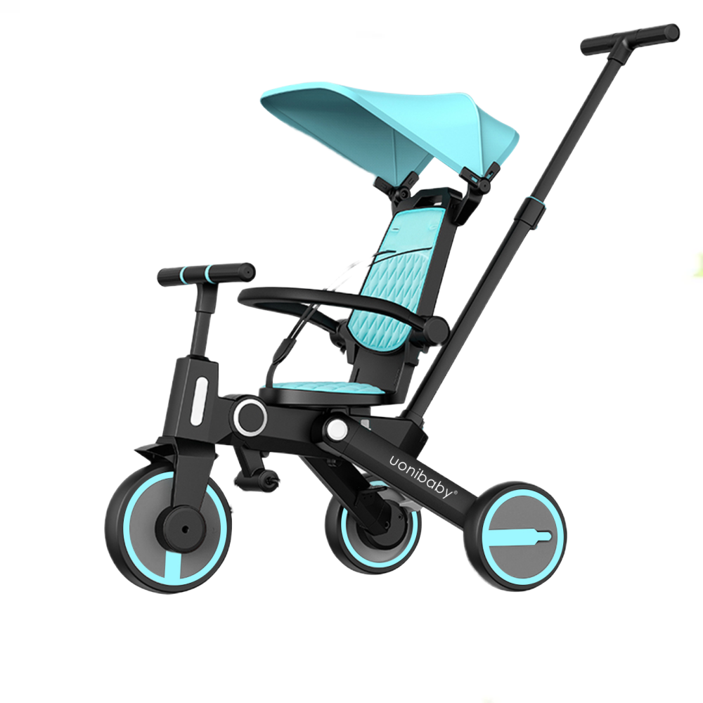 Triciclo de Bebé 4 en 1 Sangkee Azul
