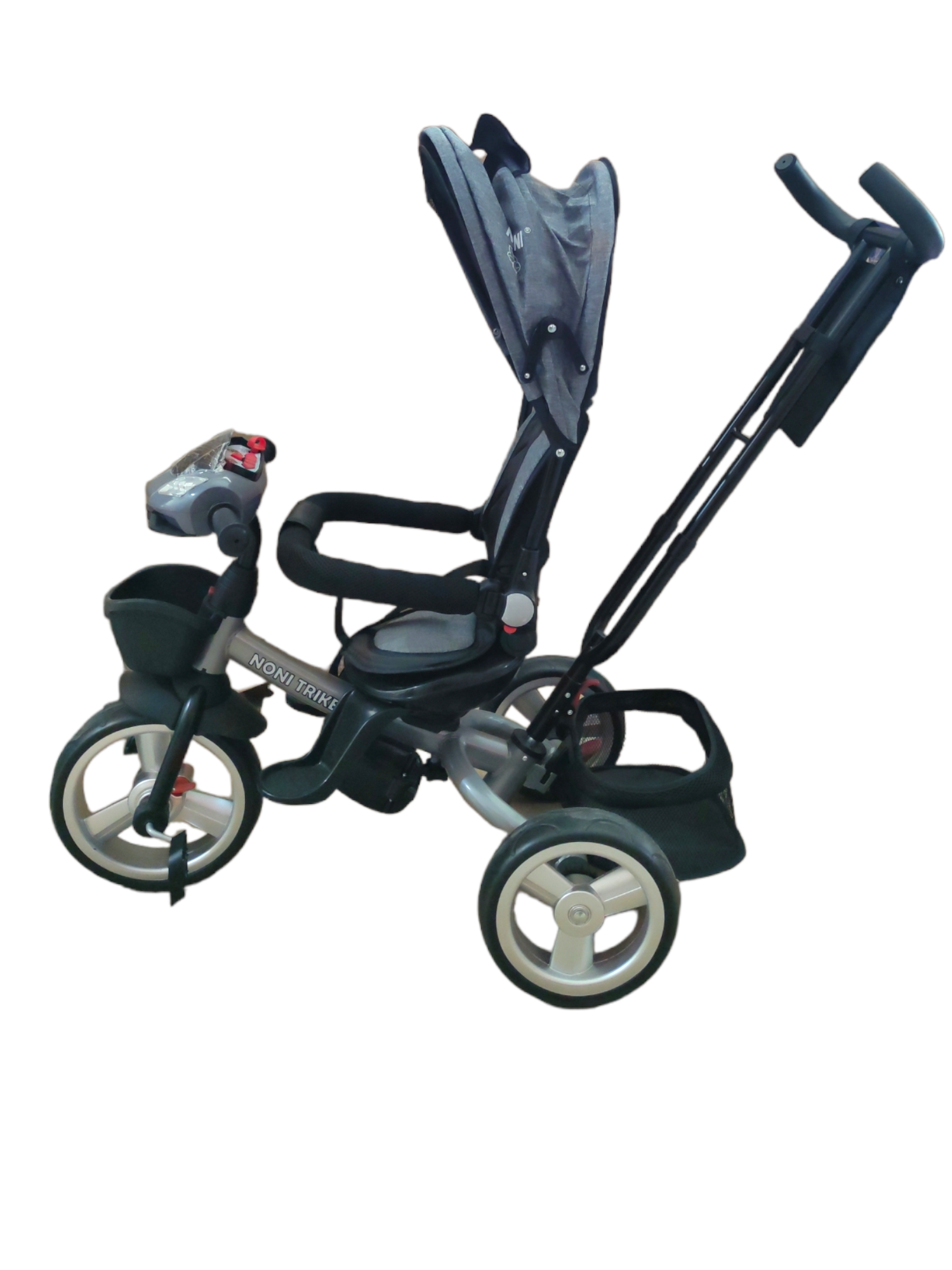 Foto 3 pulgar | Triciclo Para Niño Y Niña Con Asiento Giratorio A 360 Luz Sonido