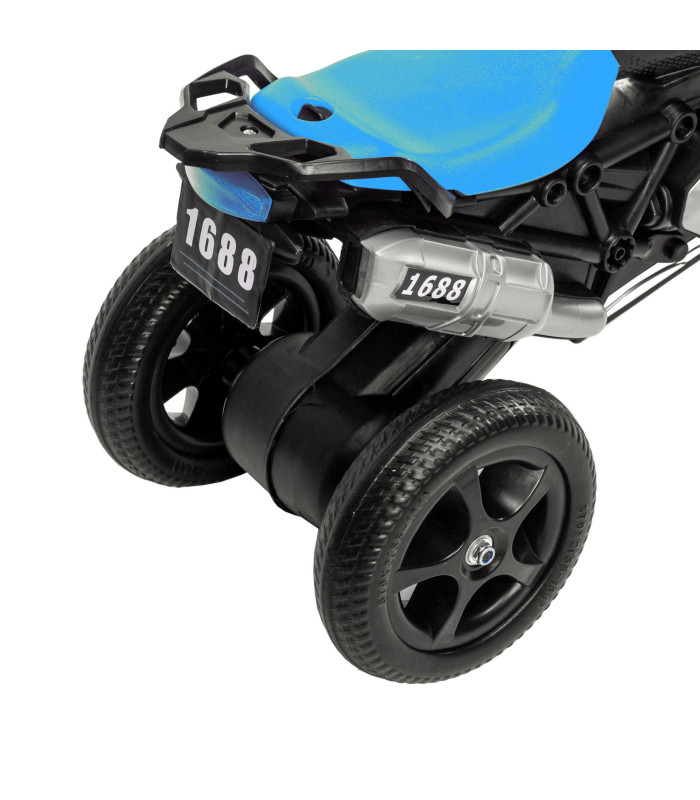 Foto 5 pulgar | Triciclo Para Niños Con Diseño De Moto Y Luz Frontal