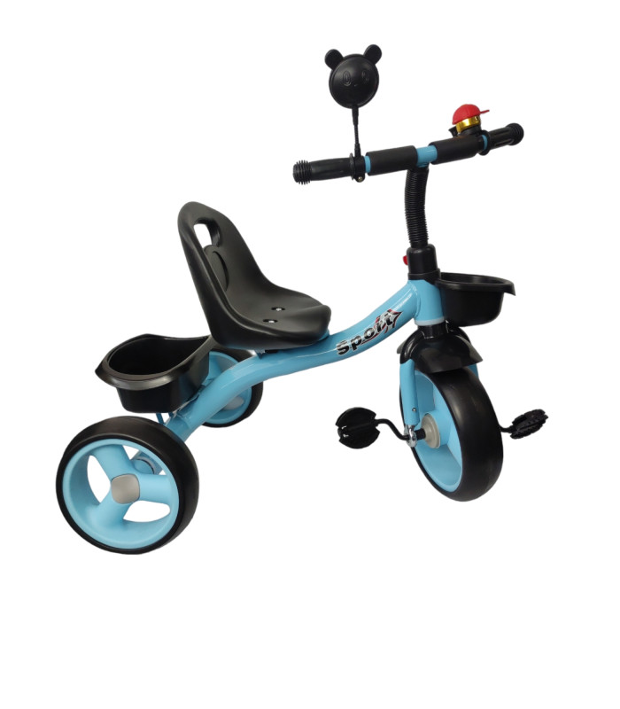 Foto 2 | Triciclo TEK-TR-805-AZUL para Niños Infantil con Canasto Salpicadera Espejo