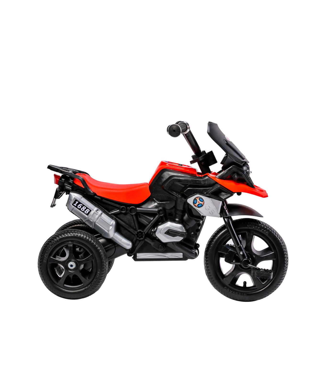 Foto 3 pulgar | Triciclo Para Niños Con Diseño De Moto Y Luz Frontal
