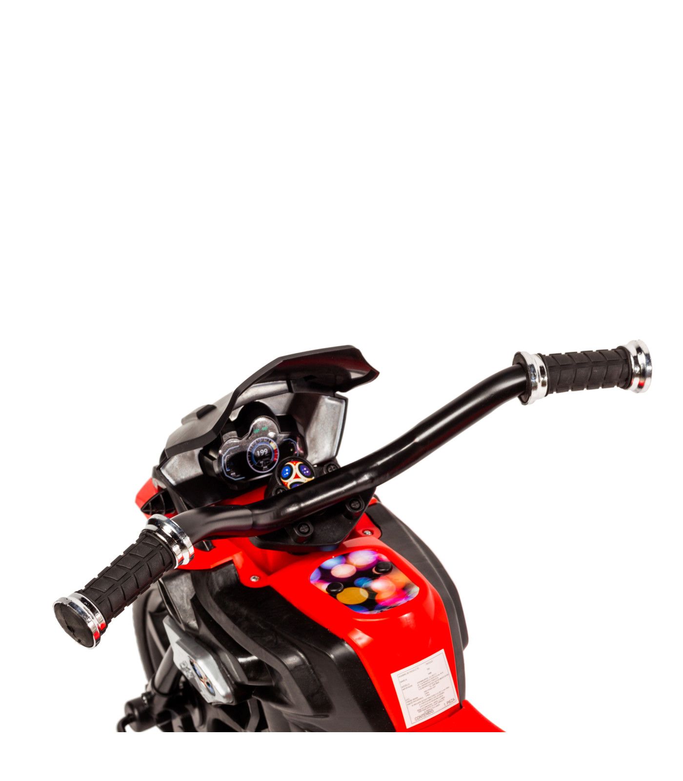Foto 4 pulgar | Triciclo Para Niños Con Diseño De Moto Y Luz Frontal