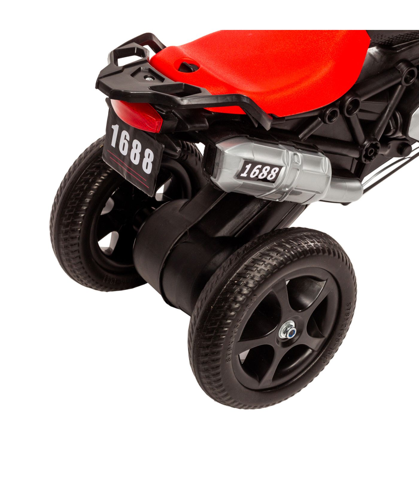 Foto 5 pulgar | Triciclo Para Niños Con Diseño De Moto Y Luz Frontal
