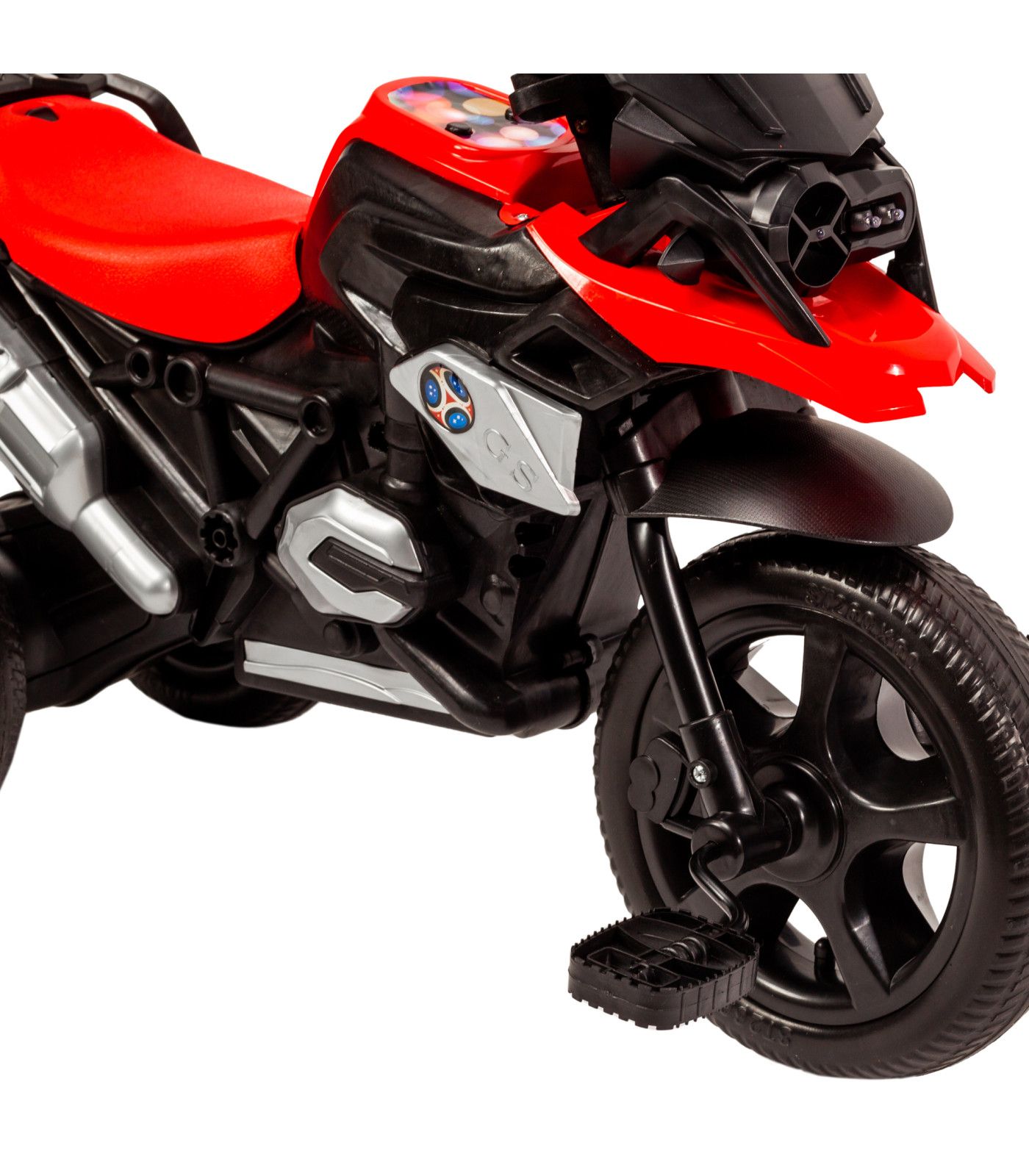 Foto 6 pulgar | Triciclo Para Niños Con Diseño De Moto Y Luz Frontal