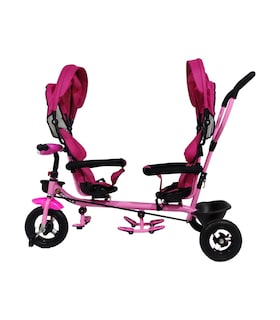 Foto 7 | Triciclo Doble Genérica Tek2029 color Rosa