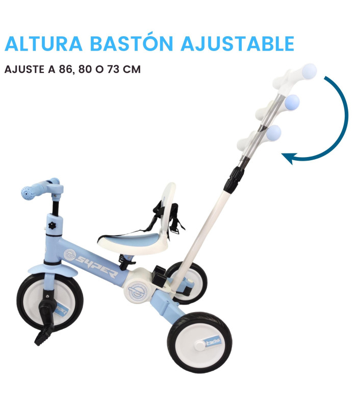 Foto 5 pulgar | Triciclo para Niños 4 en 1 Bicicleta de Equilibrio y Balance