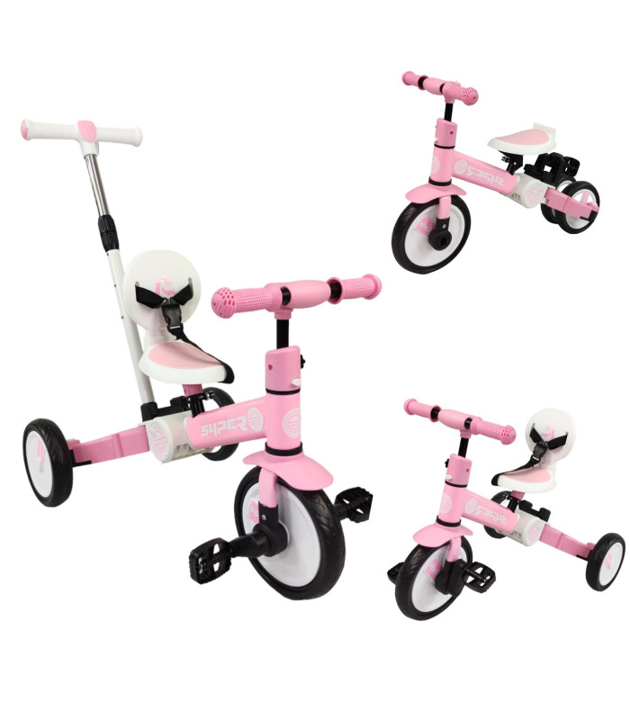 Foto 2 pulgar | Triciclo Para Niños 4 En 1 Bicicleta De Equilibrio Y Balance